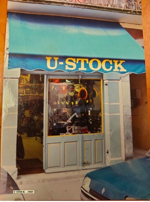 Boutique U STOCK en 1985